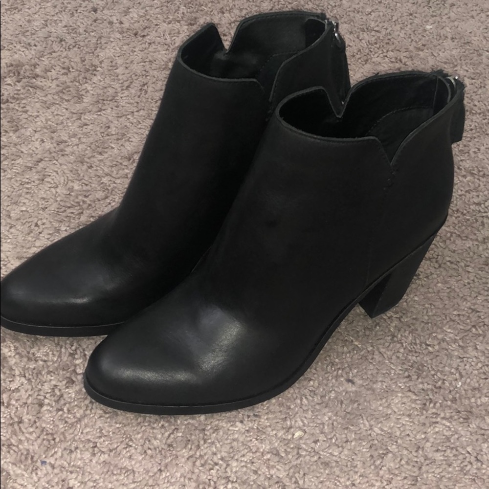 BP Black Heeled Booties